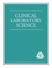 American Society for Clinical Laboratory Science: 34 (4)